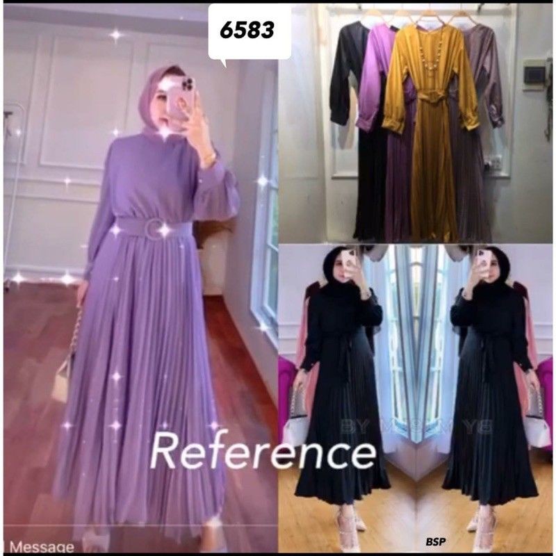 maxi dress import premium maxy tutu hari raya lebaran impor bangkok bkk