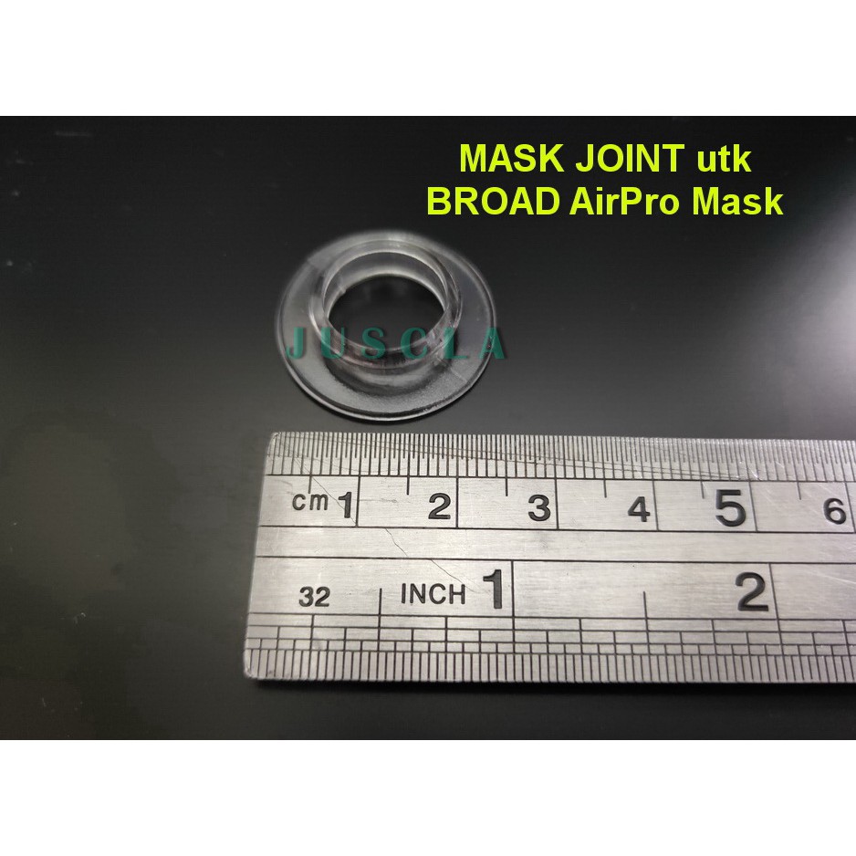 Ring Transparan Connector (Mask Joint) Selang utk BROAD AIRPRO MASKER