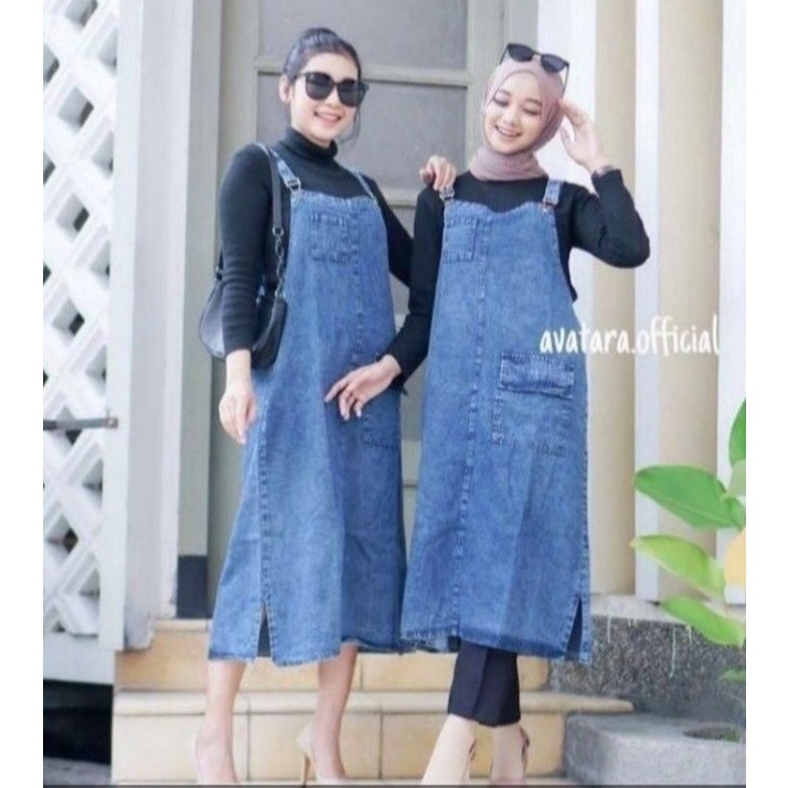 OVERALL FALA / BAJU OVERALL JEANS WANITA / BAJU KODOK LEVIS / JUMPSUIT DENIM KEKINIAN