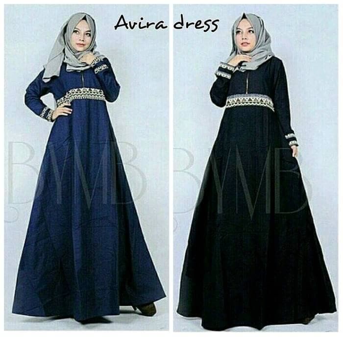TERLARIS PAKAIAN SET GAMIS WANITA MUSLIM SYARI LEBARAN elegan maxi mewah pesta syari maxy syar'i nav