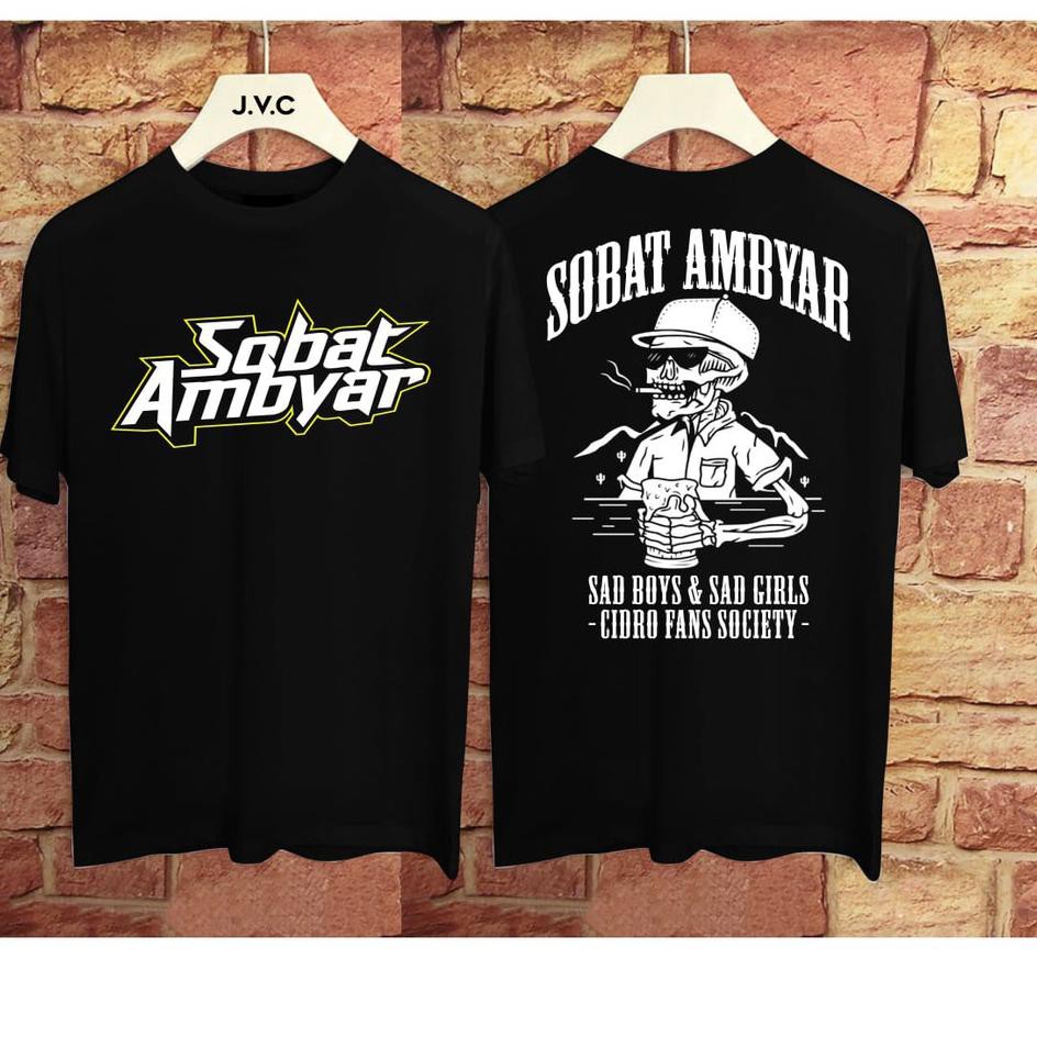 Import Kaos Distro Sobat Ambyar Tengkorak Kaos Pria Cotton High Quality Kaos Oblong Baju Cowok Tsh