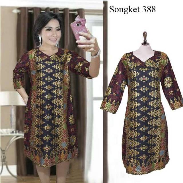 Dress 388 maroon