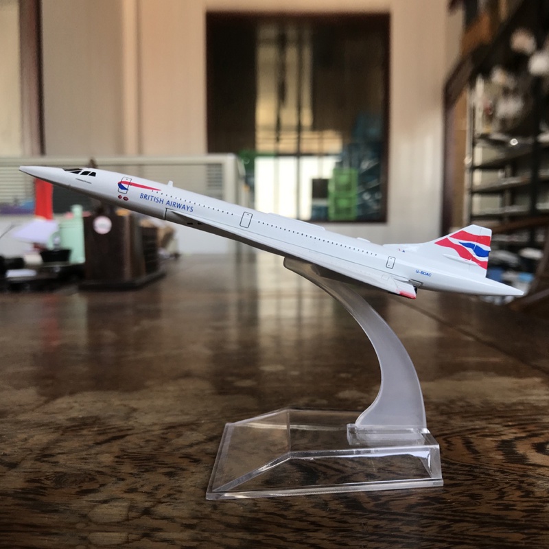 Pesawat Terbang Airbus 380 British Concord Virgin Atlantic Boeing 747 B777 Diecast Model 16CM