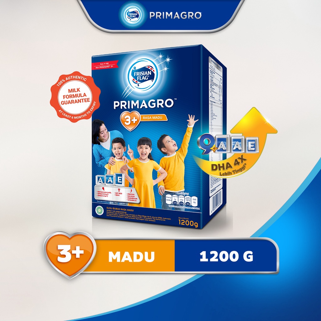 Frisian Flag Primagro 3+ Madu - 1200 gr