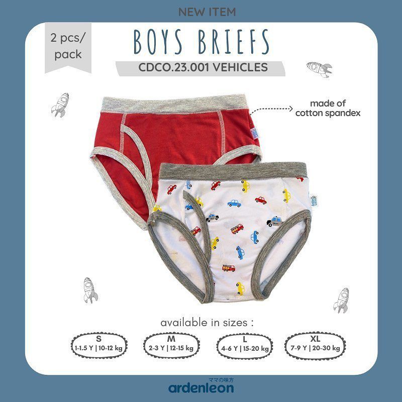 Ardenleon Premium Boys Briefs / Celana Dalam Anak Vehicles space ship