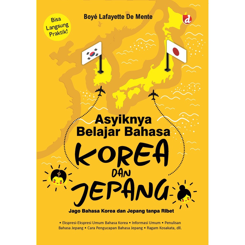 Buku Asyiknya Belajar Bahasa Korea dan Jepang