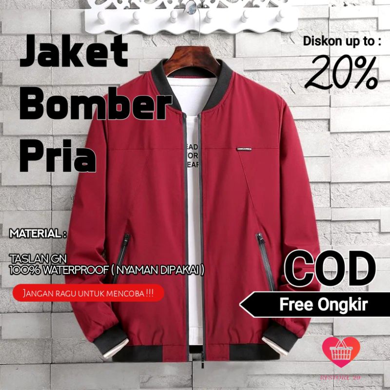 Jaket Bomber Pria Original/Jaket Bomber Pria Jumbo/Jaket Bomber Wanita
