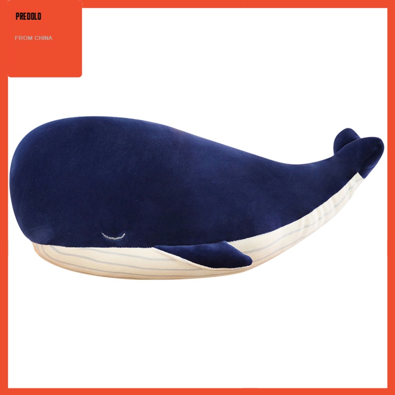 [In Stock] 1pc Plush Whale Toy Huggable Decorative Realistic Doll Pillow Xmas Present