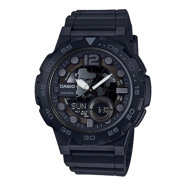 CASIO AEQ 100W AEQ-100W ORIGINAL GARANSI RESMI