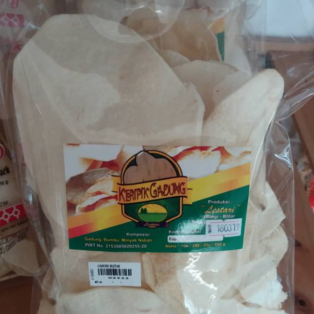 

KRIPIK GADUNG ORIGINAL KHAS BLITAR