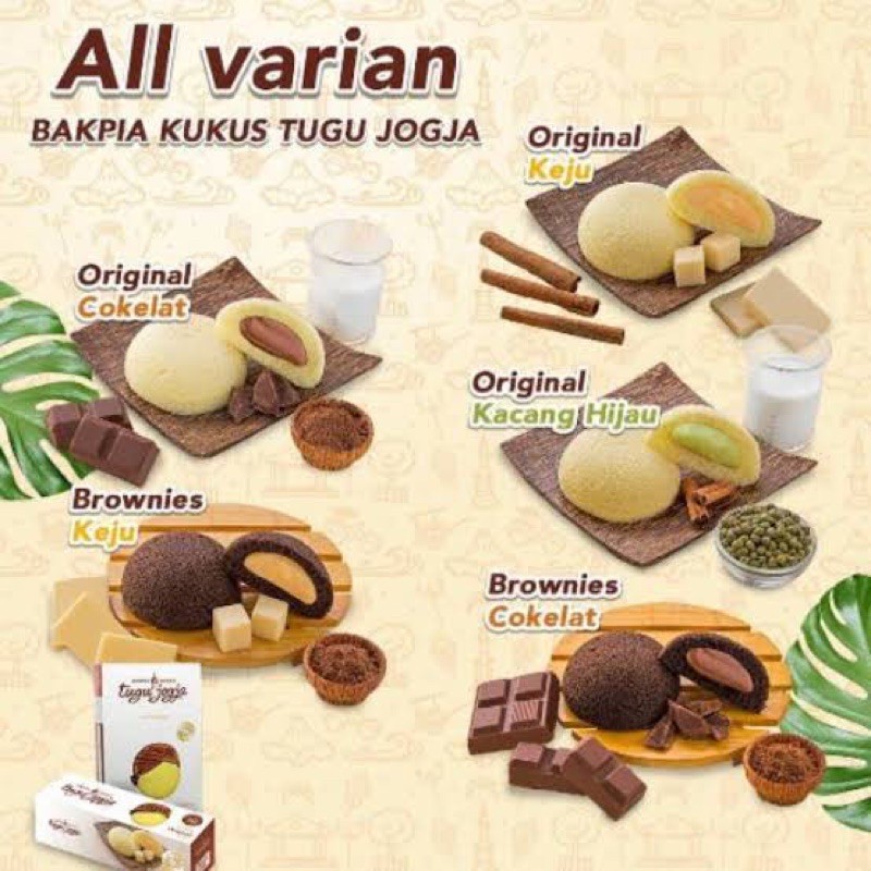 

Oleh oleh khas jogja bakpia kukus All varian