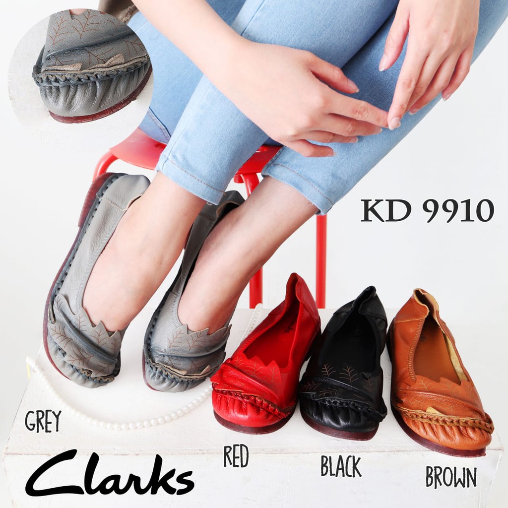 KD9910 Sepatu Clarks Original Wanita/Clarks shoes original/Clarks wanita KD 9910