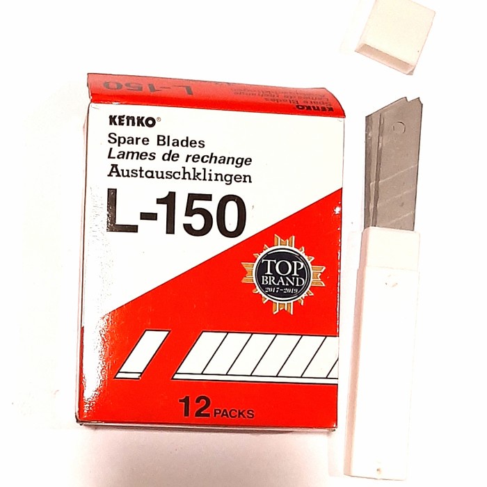 

Mudah Isi Cutter Kenko L 150, 12 Pack Trendi