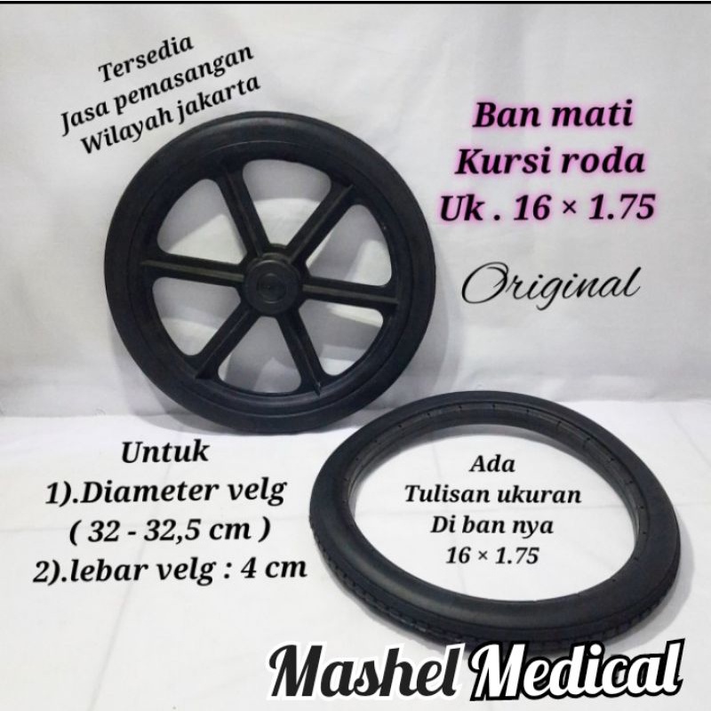 ban mati kursi roda 16 x 1 75 sperpat kursi roda