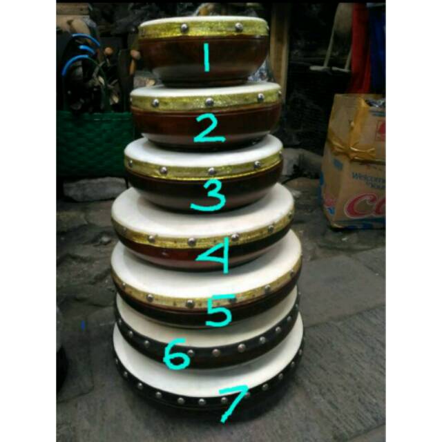 BEST SELLER! REBANA QOSIDAH No. 2 DIAMETER 18 CM KULIT KAMBING ALAT MUSIK PUKUL - MAINAN ANAK MURAH