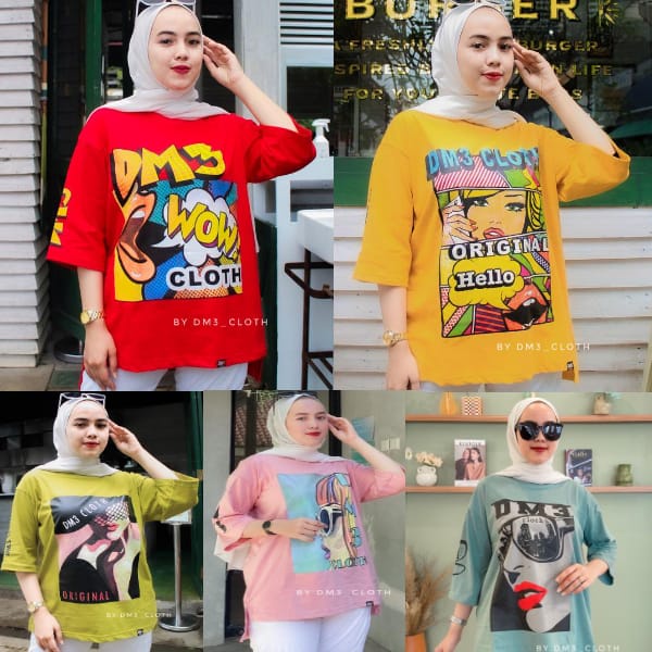 BAJU ATASAN WANITA DM3#ALLSIZE YANG LAGI VIRAL