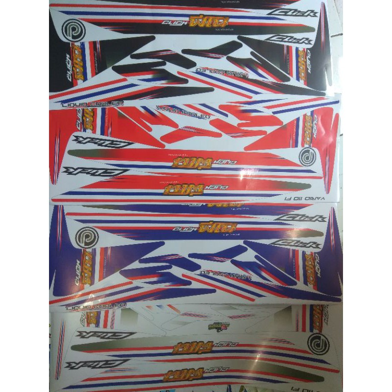 stiker variasi honda vario 110 FI/ vario LED 110 /Thailand