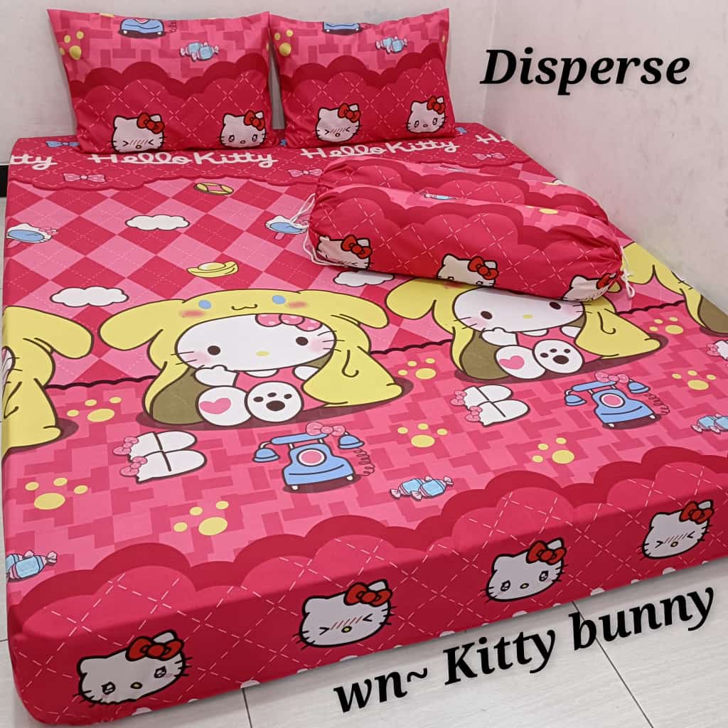 7 motif kitty, sprei murah, sprei homemade, sarban 2 sargul 2, sprei dewasa