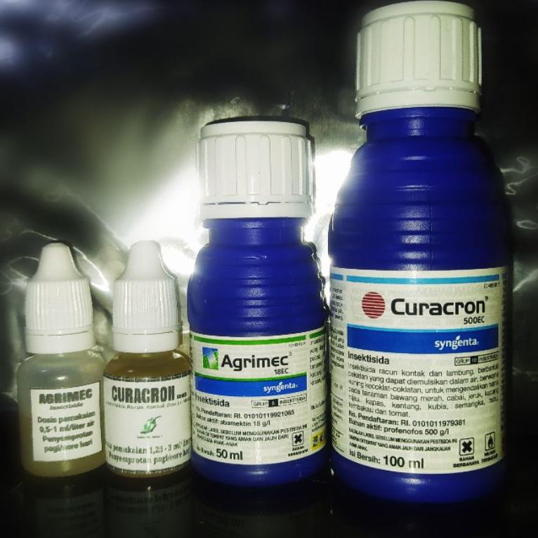 Model baru MY098 Insektisida Akarisida AGRIMEC 18ec dan CURACRON DECIS Repack MY0