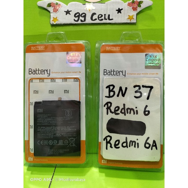 Baterai BN 37 battery batrai batre Redmi 6 baterai Redmi 6A BN 37 original