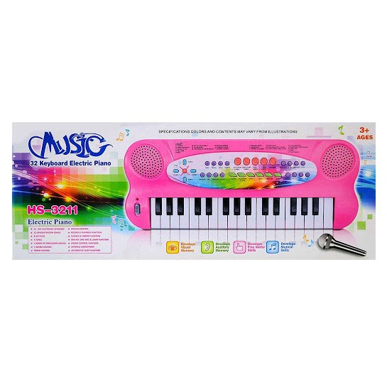 Mainan 32 Keyboard Electric Piano Organ Musik HS-3211A+