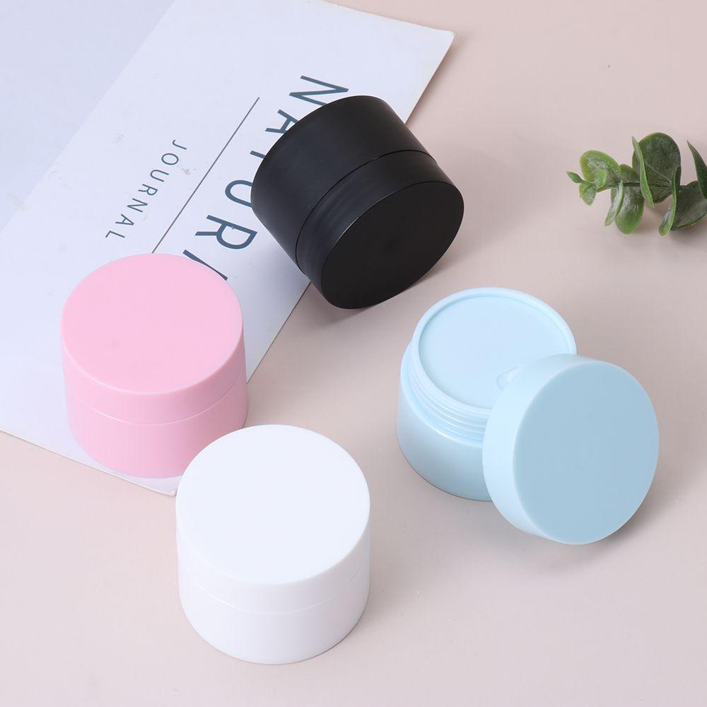 POPULAR Populer 1Pcs Toples Makeup New Botol Isi Ulang Kosmetik Kotak Plastik Cream Jar