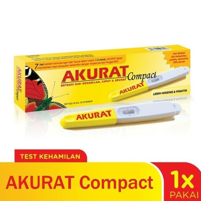 New01 Test Pack Akurat Compact - Alat Rapid Test - Alat Test Kehamilan