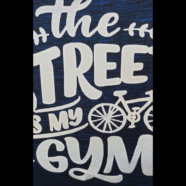 Masterman the street is my gym KAOS OLAHRAGA sepeda reflective