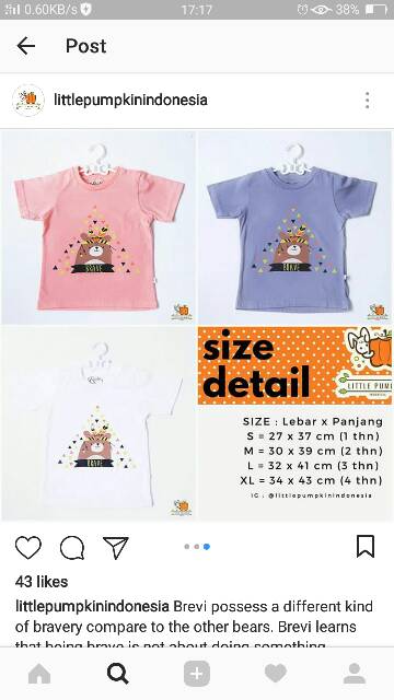 Little Pumpkin kaos anak/ Kaos Little Pumpkin indonesia/ kaos bayi dan anak