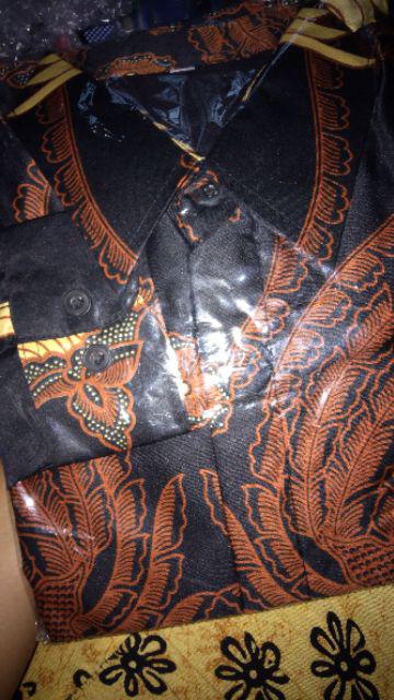 Kemeja Batik Tulis Pria Motif Sekar Jagad