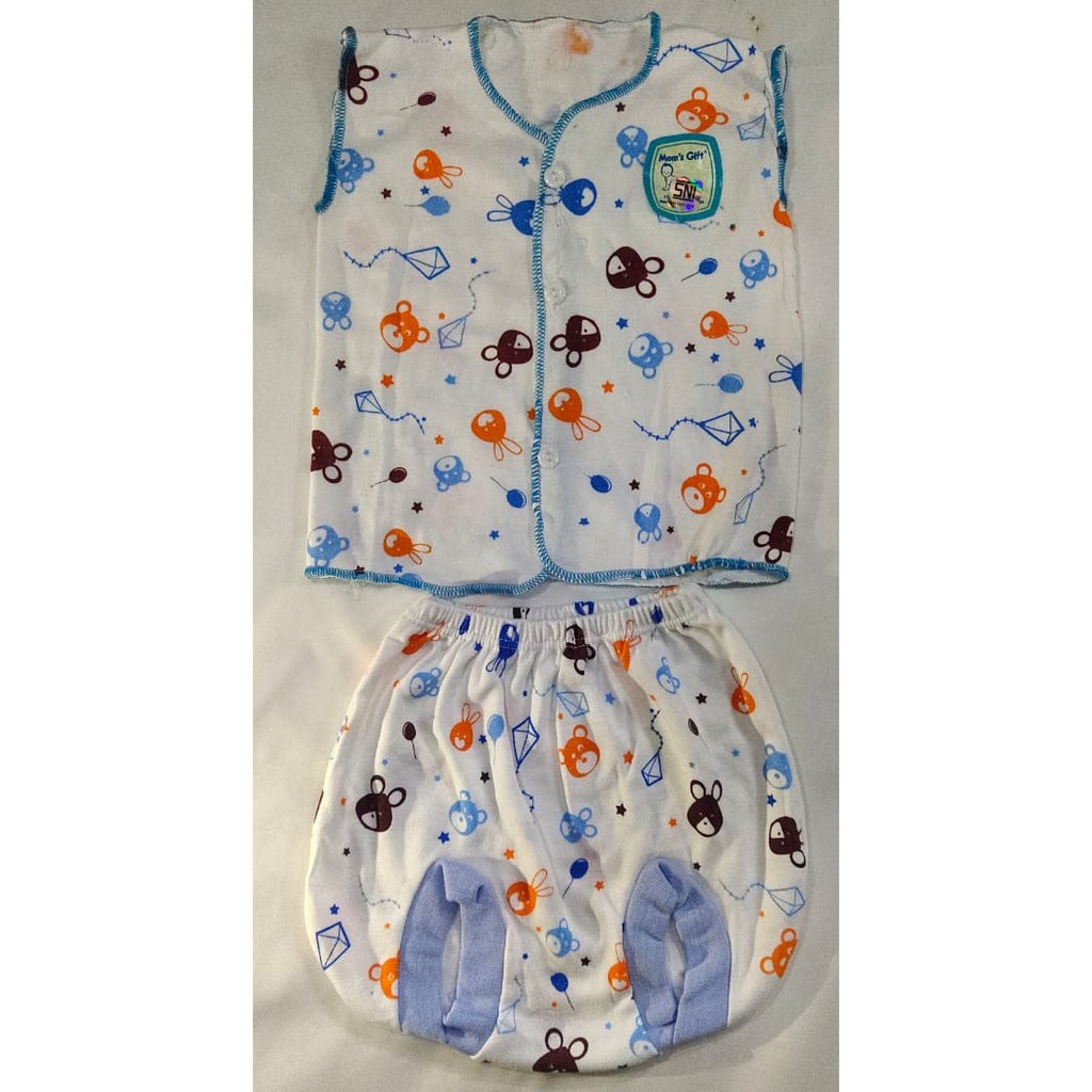 Satu Set Baju Celana Baby New Born (Terdaftar SNI ) - Bahan Tebal &amp; Halus / Setelan Pakaian Bayi