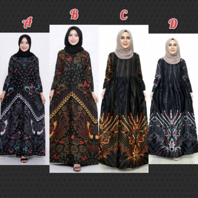 Gamis Batik Manggar,sekar,cantik, Kubis,kupu,padi,daun/cod