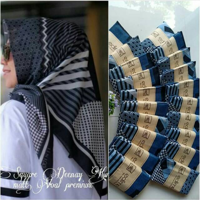 SQUARE DEENAY KW / HIJAB TERBARU / HIJAB TERLARIS / HIJAB GROSIR MURAH / HIJAB SYARI / JILBAB SYARI