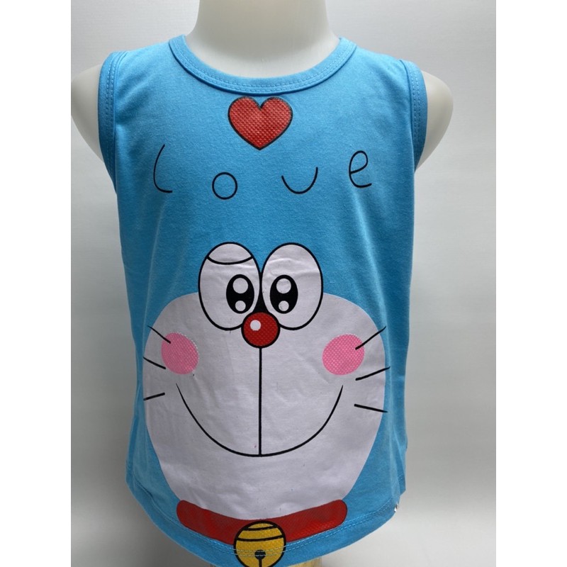 Singlet anak perempuan-singlet DORAEMON 1-9 tahun