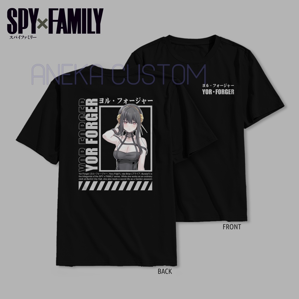 Kaos Anime Spy X Family Yor Forger / Kaos Streetwear Yor Forger Spy X Family