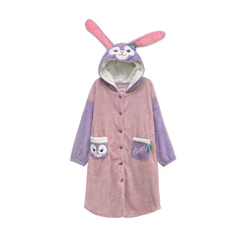 [ready stock] stella bunny pajamas | onesie piyama pajama baju tidur set korea import