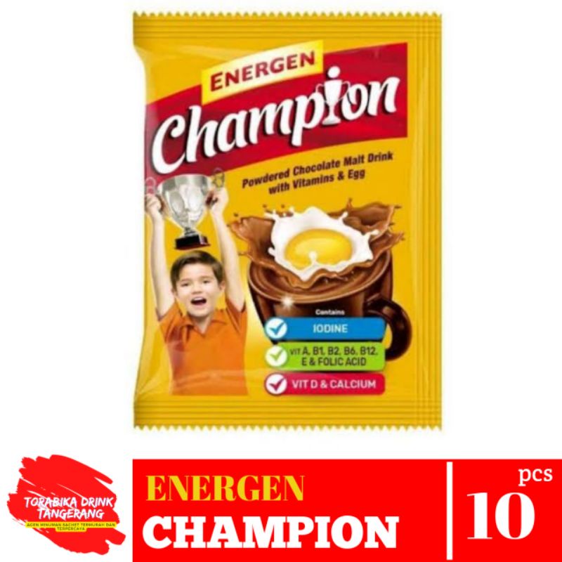 

ENERGEN CHAMPION ISI 10PCS PRODUK BARU BY ENERGEN