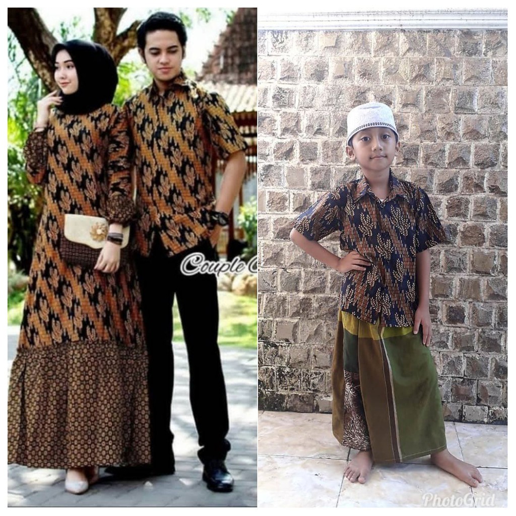 GROSIR BATIK COUPLE GAMIS DAN ANAK