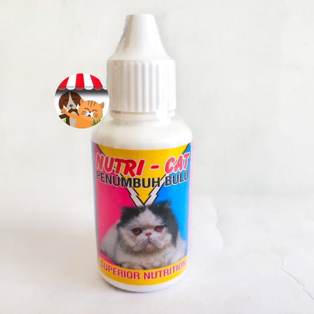 Vitamin Obat Penumbuh Bulu Kucing Nutri Cat 30ml