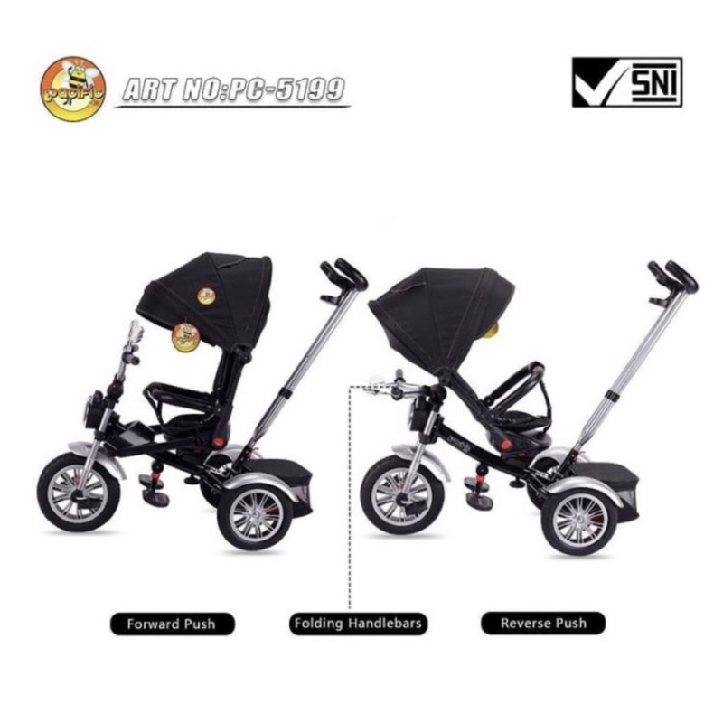 Sepeda roda tiga PACIFIC 5199 stroller sepeda anak