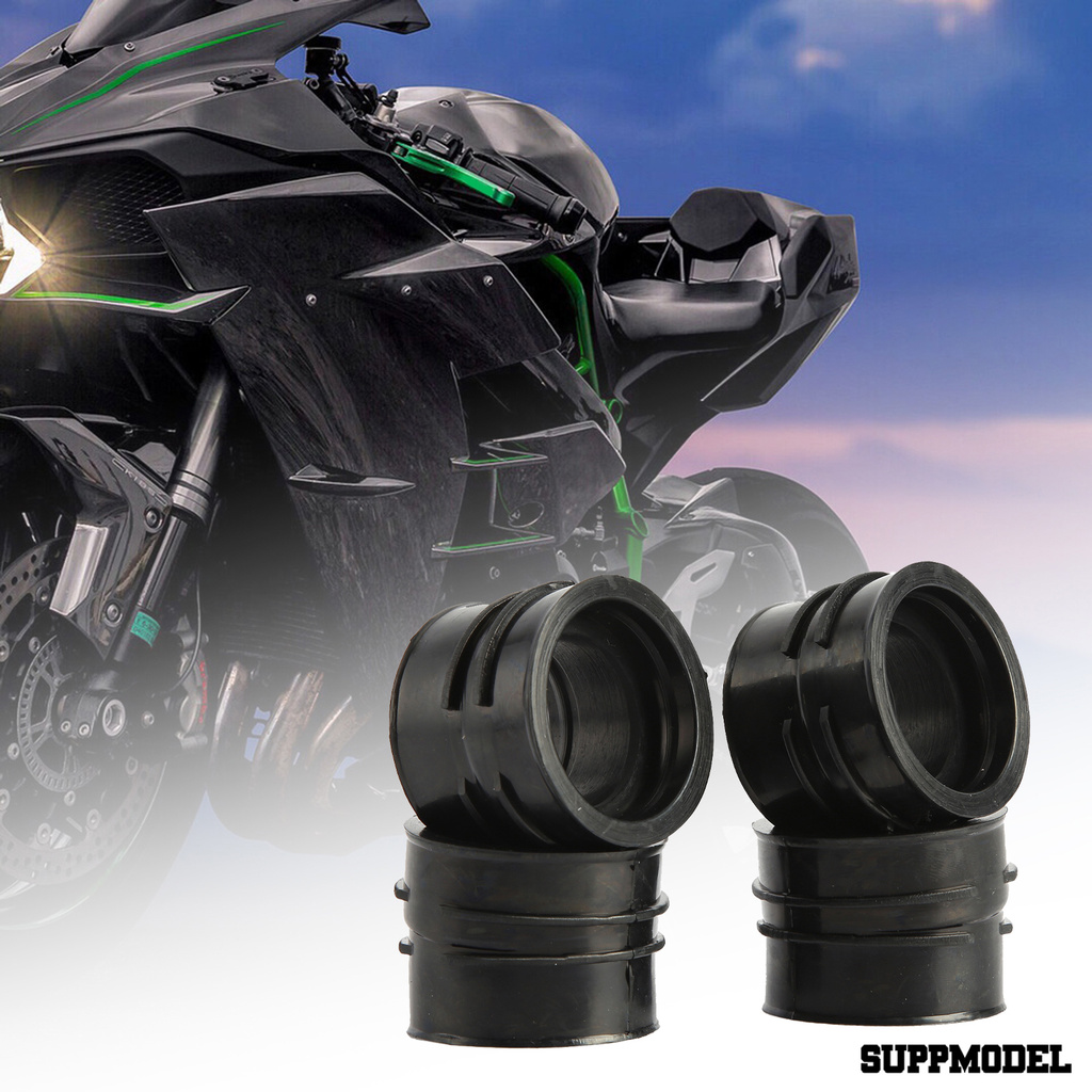 SPM 4Pcs Wear-resistant Corrosion Resistant Rubber Motorcycle Intake Manifold Boots Carburetor GPZ900R for Kawasaki ZX900A Ninja GPZ 900R