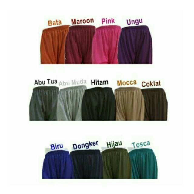 Paket Hemat Isi 3pcs Celamis Aladin / Celana Dalaman Gamis Aladin / Celamis Aladin Kaos / Inner Gamis Aladin / Celana Harian Model Aladin / Celana Dalaman Gamis Aladin Wanita