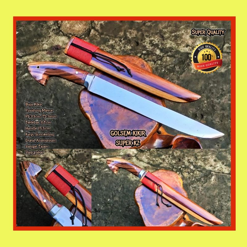 PISAU SEMBELIH KIKIR SUPER KZ SUPER TAJAM SIAP PAKAI