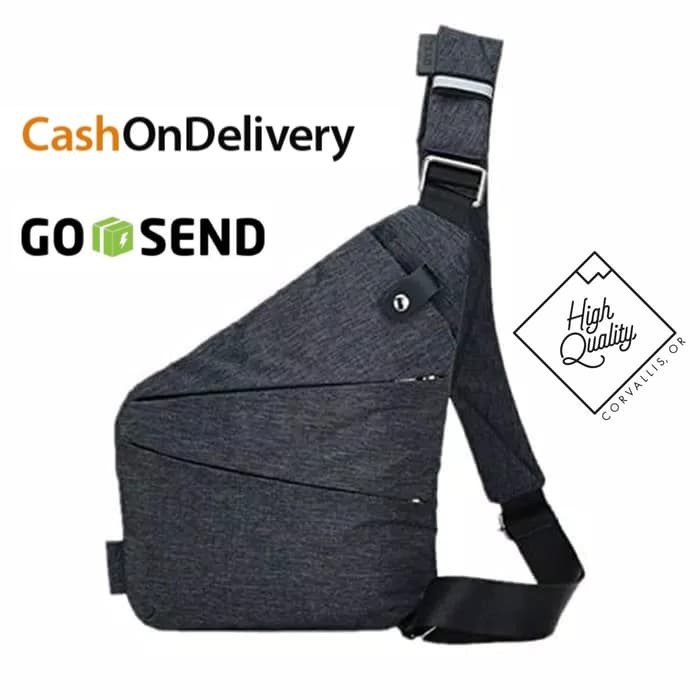 8198UC Promo Tas Selempang Pria Kantor Kecil Casual Import Montblanc