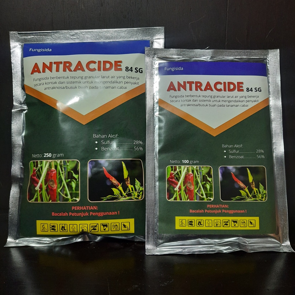 ANTRACIDE 84 SG 100 gram Fungisida Antraknosa / Patek / Cacar / Busuk Buah