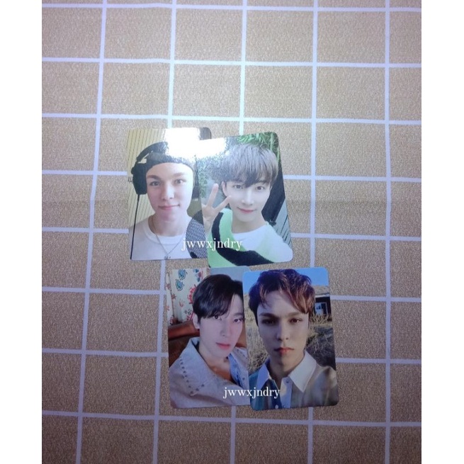 PHOTOCARD OFFICIAL WONWOO JEONGHAN VERNON HENGGARAE SEMICOLON GOMAGZ WHITE