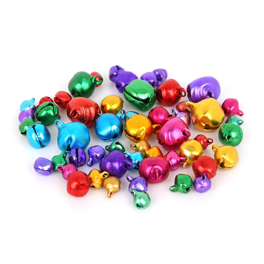 30-200 Pcs Lonceng Jingle Bell Bahan Aluminum Untuk Dekorasi Pohon Natal