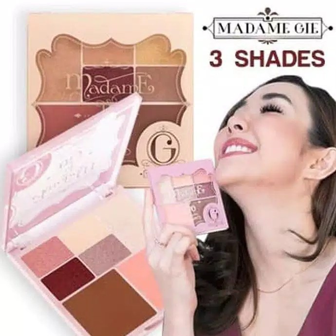 MADAME GIE To Go Face Pallete 19g | EYESHADOW PALETTE KECIL Make Up Kit