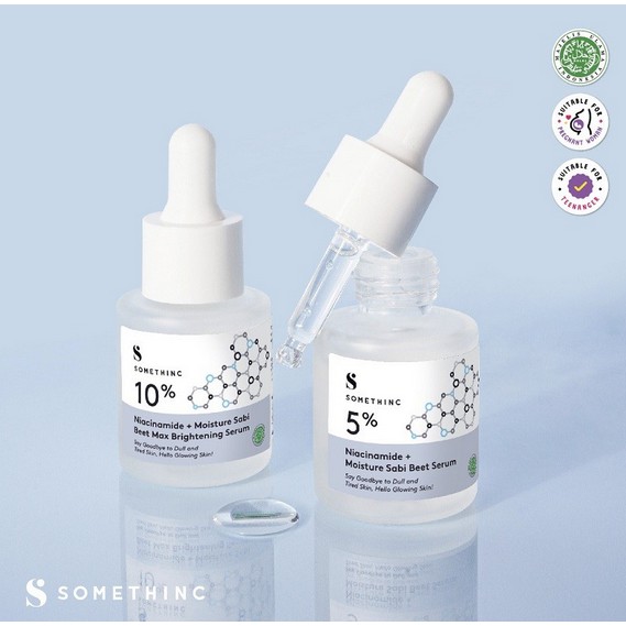 SOMETHINC 5% Niacinamide + Moisture Sabi Beet Serum / 10% Niacinamide + Moisture Sabi Beet Serum