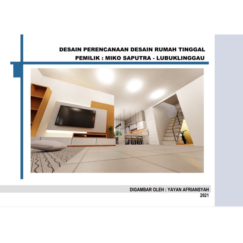 Jasa desain rumah minimalis modern